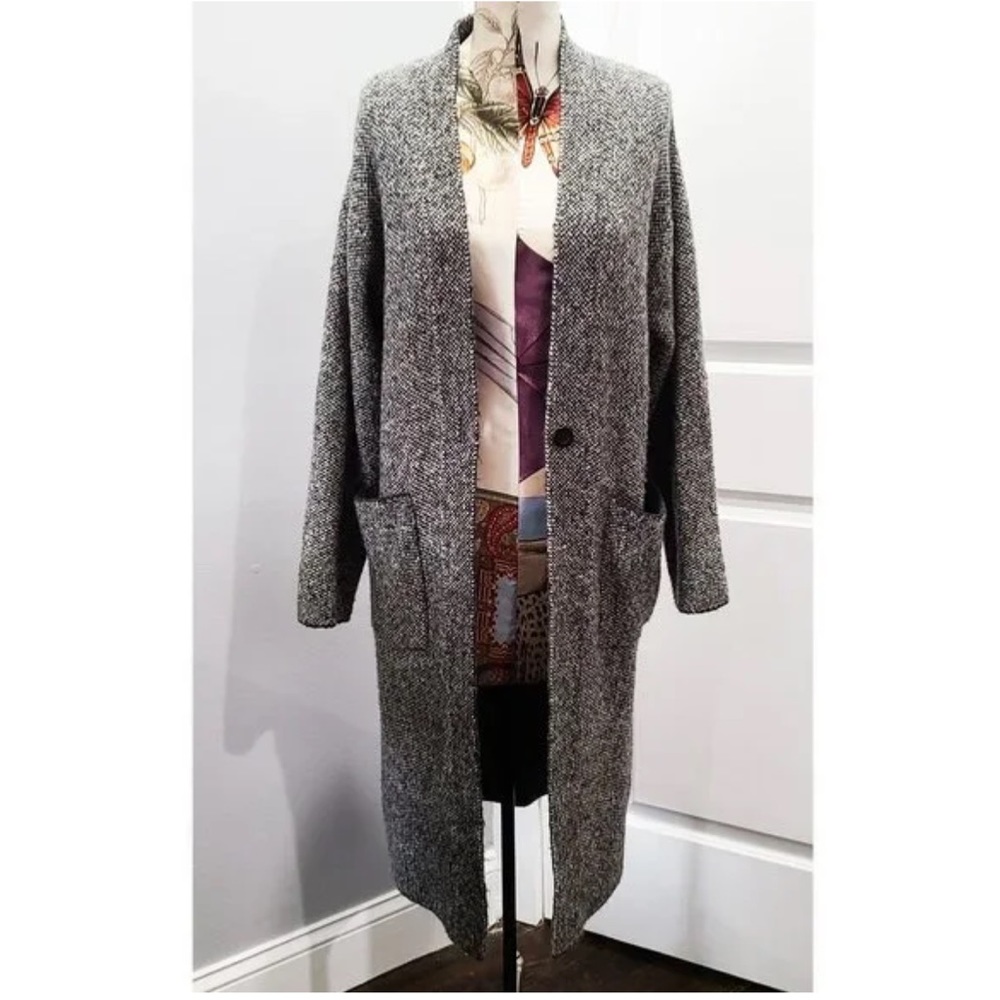 NWOT wool blend Long Cardigan